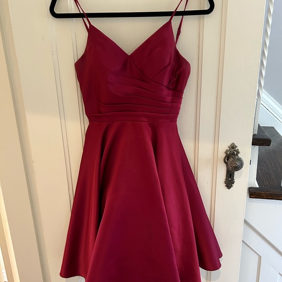 Burgundy Formal Dress - Picture 3 of 13